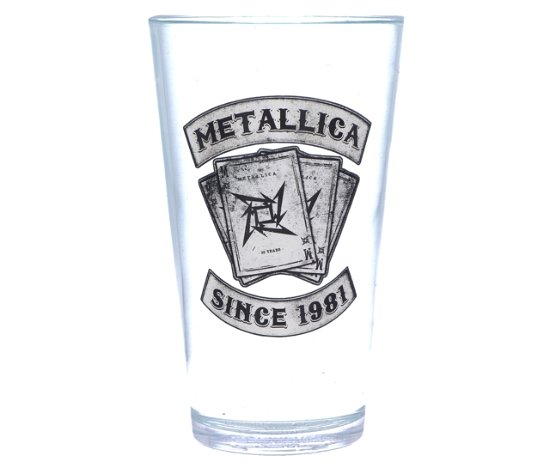 Cover for Metallica · Metallica - Dealer - Glass (Dricksglas) (2022)