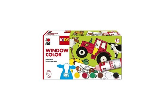 Cover for Marabu · Marabu - Fun &amp; Fancy Window Color 6x80ml - Farm (822515) (Toys)