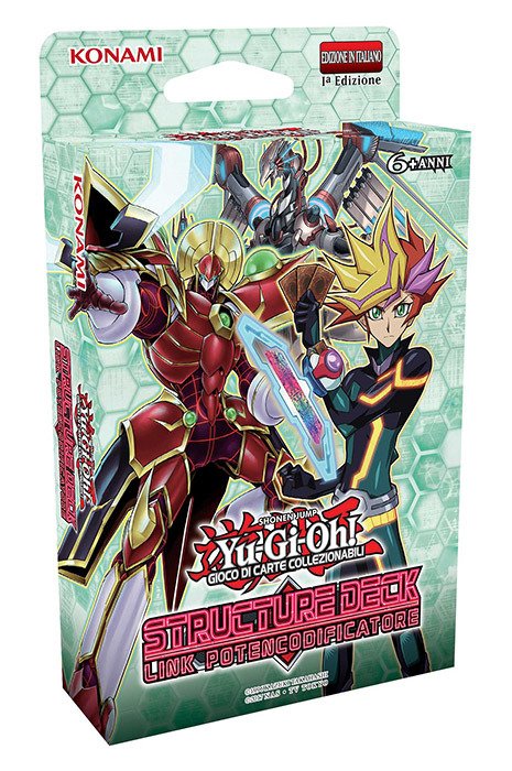 Cover for Yu-Gi-Oh! · Yu-Gi-Oh! - Structure Deck Potencodificatore Link 43 Carte (MERCH)
