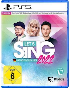 Cover for PS5 Software · Lets Sing 2022  PS-5 mit deutschen Hits (PS5) (2021)