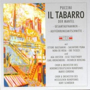 Cover for G. Puccini · Il Tabarro (CD) (2005)