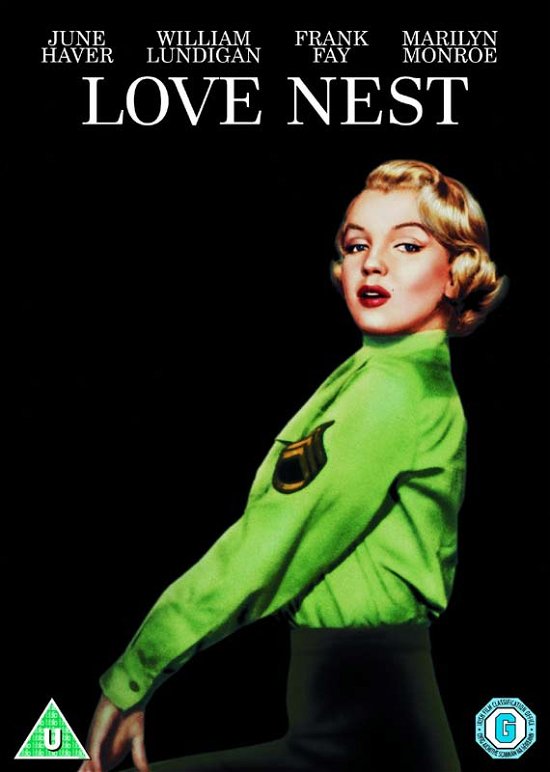 Cover for Marilyn Monroe - Love Nest (DVD) (2012)