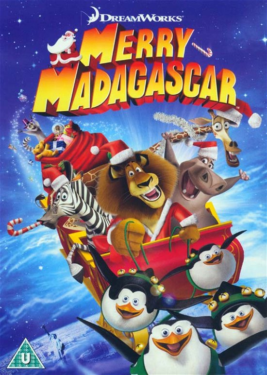 Cover for Merry Madagascar (DVD) (2024)