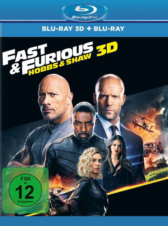 Fast & Furious: Hobbs & Shaw 3D (Blu-ray 3d+... - Dwayne Johnson,jason Statham,idris Elba - Elokuva -  - 5053083204532 - keskiviikko 11. joulukuuta 2019