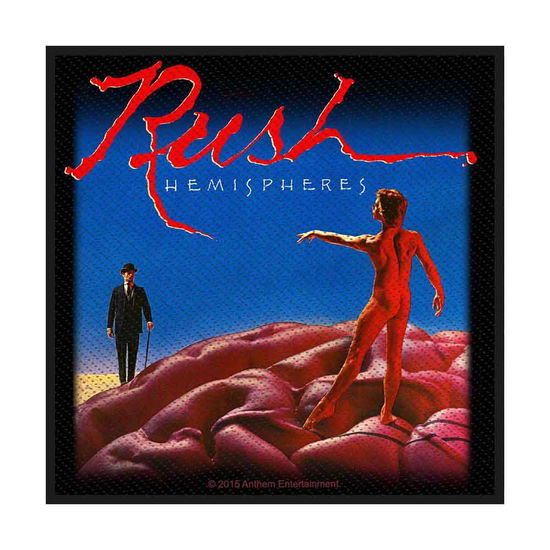 Rush Standard Woven Patch: Hemispheres (Retail Pack) - Rush - Fanituote - PHD - 5055339767532 - maanantai 19. elokuuta 2019