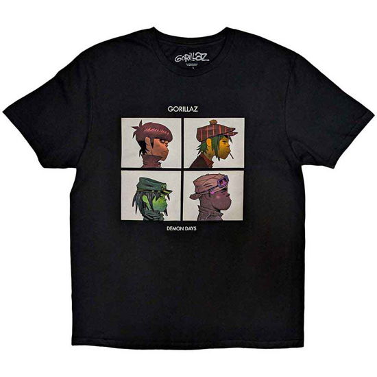 Cover for Gorillaz · Gorillaz Unisex T-Shirt: Demon Days (T-shirt) [size M] [Black - Unisex edition] (2021)