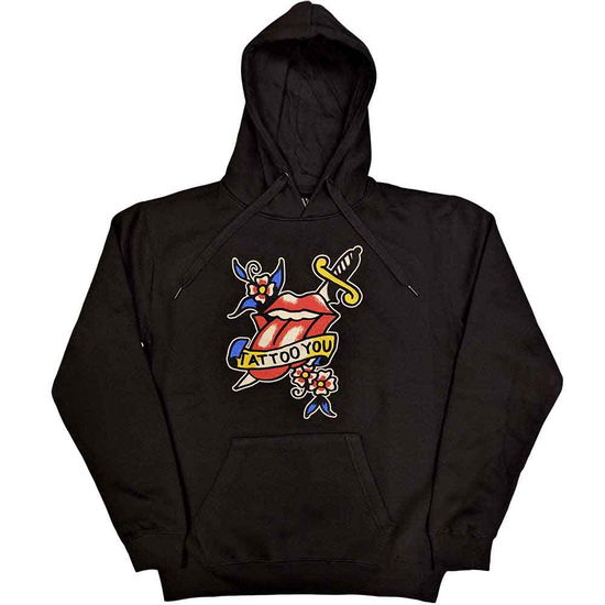 The Rolling Stones Unisex Pullover Hoodie: Tattoo You Lick - The Rolling Stones - Merchandise -  - 5056561062532 - December 9, 2022