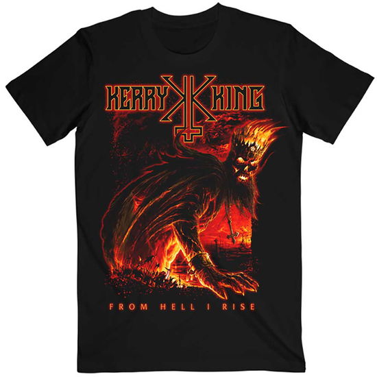 Kerry King Unisex T-Shirt: From Hell I Rise Hell King - Kerry King - Gadżety -  - 5056737241532 - 