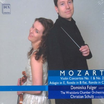 Cover for Mozart / Falger / Wratislavia Chamber Orchestra · Violin Concertos No 1 &amp; No 2 (CD) (2000)