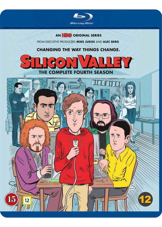 Cover for Silicon Valley · Silicon Valley - The Complete Fourth Season (Blu-Ray) (2017)