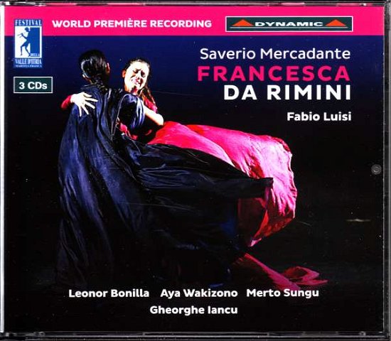 Francesca Da Rimini - S. Mercadante - Musiikki - DYNAMIC - 8007144077532 - lauantai 1. huhtikuuta 2017
