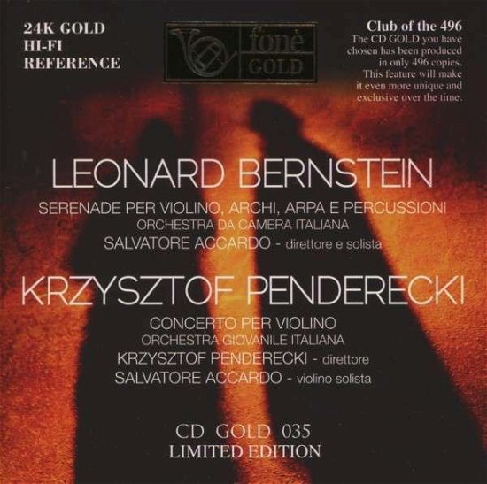 Cover for Leonard Bernstein · Krzysztof Penderecki (24 K Gold) (CD) [Limited edition] (2016)