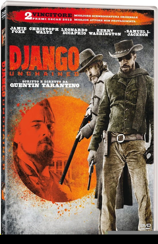 Cover for Leonardo Di Caprio,jamie Foxx,samuel L. Jackson,franco Nero,mary Ramos,james Remar,james Russo,tom Savini,amber Tamblyn,christoph Waltz,kerry Washington,tom Wopat · Django Unchained (DVD) (2013)