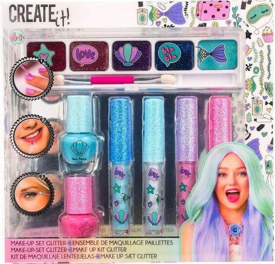 Cover for Create It! Make · Create It! Make-up Set Glitter 7dlg. (Spielzeug)