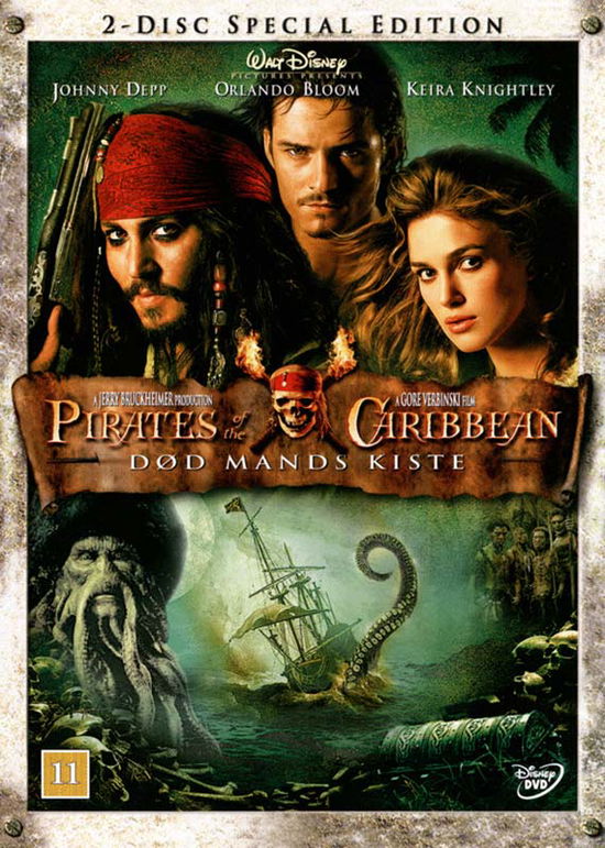 Pirates of the Caribbean 2: Dead Man's Chest (Pirates of the Caribbean 2: Død Mands Kiste) - Movie - Elokuva - SF FILM - 8717418077532 - tiistai 21. marraskuuta 2006