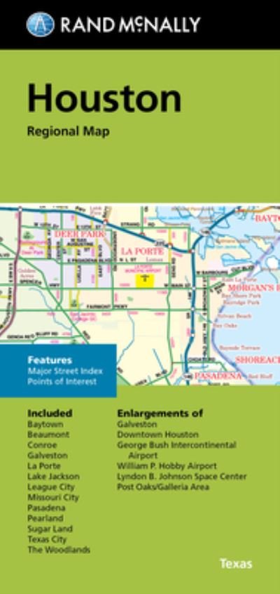Cover for Rand McNally · Rand McNally Folded Map: Houston Regional Map (Kort) (2021)