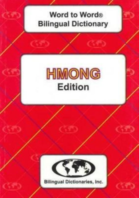 Cover for C. Sesma · English-Hmong &amp; Hmong-English Word-to-Word Dictionary (Taschenbuch) (2011)