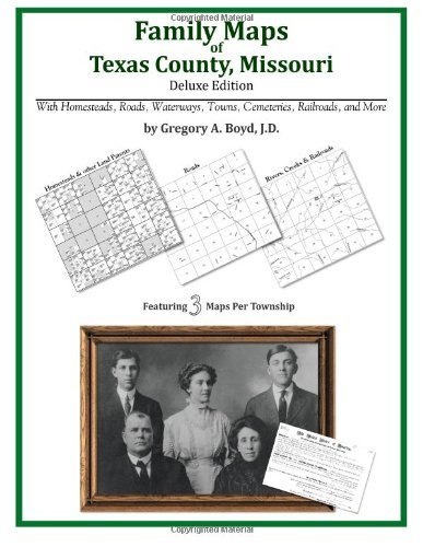Cover for Gregory A. Boyd J.d. · Family Maps of Texas County, Missouri (Pocketbok) (2010)