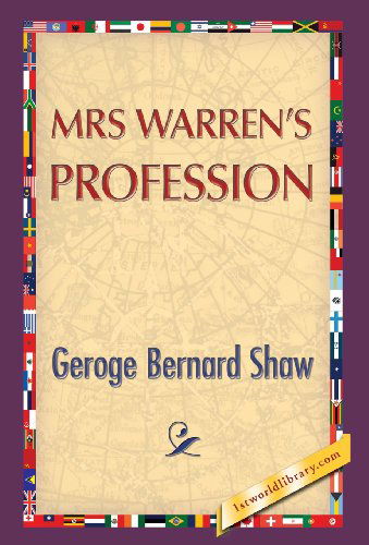 Cover for George Bernard Shaw · Mrs. Warren's Profession (Gebundenes Buch) (2013)