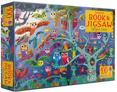 Usborne Book and Jigsaw Night Time - Usborne Book and Jigsaw - Kirsteen Robson - Books - Usborne Publishing Ltd - 9781474970532 - October 31, 2019
