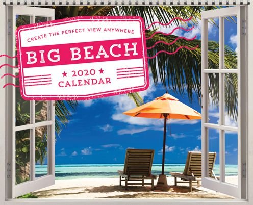 Cover for Sourcebooks · 2020 Big Beach Wall Poster Calendar: Create the Perfect View Anywhere (Kalender) (2019)