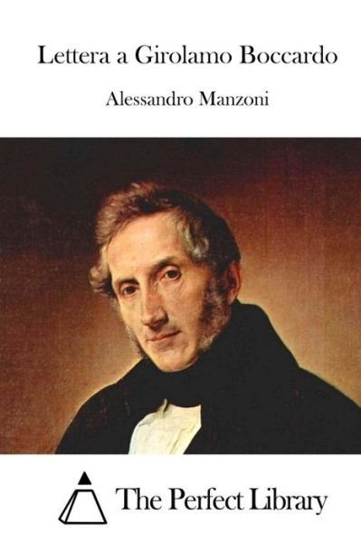 Cover for Alessandro Manzoni · Lettera a Girolamo Boccardo (Paperback Book) (2015)