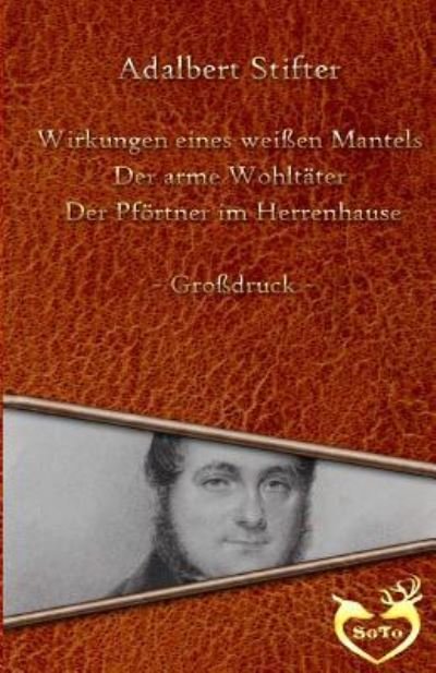 Cover for Adalbert Stifter · Drei Geschichten - Grossdruck (Paperback Book) (2016)