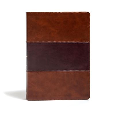 Cover for Holman Bible Staff · KJV Super Giant Print Reference Bible, Saddle Brown LeatherTouch (Leather Book) (2020)