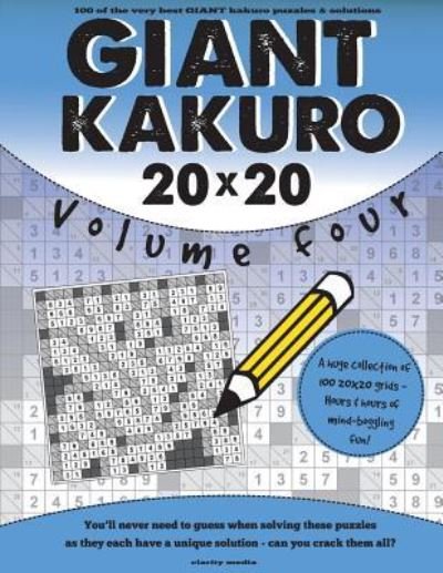Cover for Clarity Media · Giant Kakuro Volume 4 (Pocketbok) (2016)