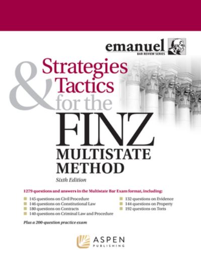 Cover for Steven Finz · Strategies and Tactics for the Finz Multistate Method (Book) (2023)