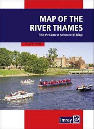 Cover for Imray · Map of the River Thames (Landkarten) [3 New edition] (2021)