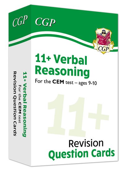 11+ CEM Revision Question Cards: Verbal Reasoning - Ages 9-10 - CGP CEM 11+ Ages 9-10 - CGP Books - Böcker - Coordination Group Publications Ltd (CGP - 9781789085532 - 8 juni 2020
