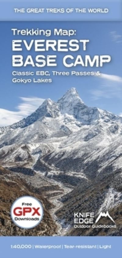 Cover for Andrew McCluggage · Everest Base Camp Trekking Map: Classic EBC, Three Passes and Gokyo Lakes - The Great Treks of the World (Map) (2024)