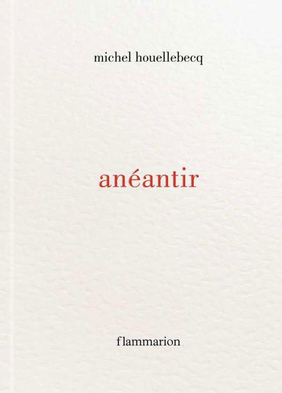 Cover for Michel Houellebecq · An?antir (Hardcover Book) (2022)