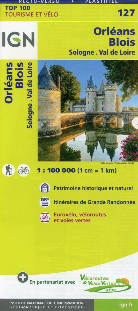 IGN TOP100: TOP100: 127 Orleans - Blois : Sologne - Val de Loire - Ign - Bøger - IGN - 9782758547532 - 30. april 2019
