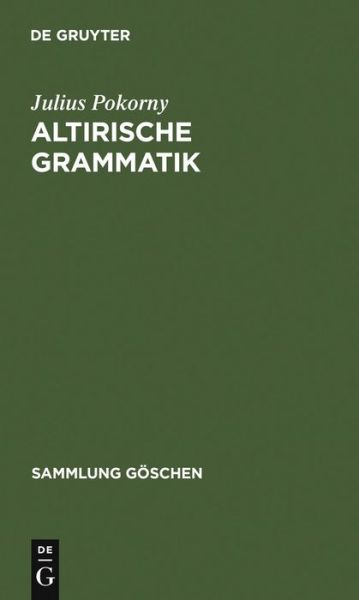 Cover for Julius Pokorny · Samml.Gö.00896 Pokorny.Altirisch.Gra. (Book) [German, 0002-2. Aufl. edition] (1969)