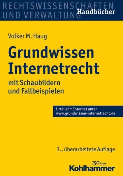 Cover for Haug · Grundwissen Internetrecht (Book) (2016)