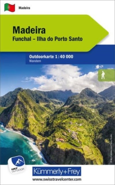 Madeira PT - Outdoor maps Portugal -  - Livres - Kummerly & Frey,Switzerland - 9783259007532 - 15 janvier 2024