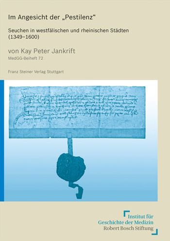 Cover for Kay Peter Jankrift · Im Angesicht Der 'pestilenz' (Paperback Book) (2020)