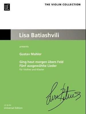 Cover for Mahler · Ging heut morgen übers Feld (Buch)