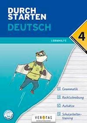 Cover for Jutta Hofer · Durchstarten  4. Klasse - Deutsch Mittelschule / AHS - Lernhilfe (Taschenbuch) (2021)