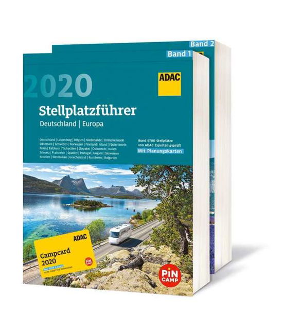 Cover for ADAC Verlag · ADAC Stellplatzführer 2020: Deutschland / Europa (vol. 1-2) (Paperback Book) (2020)