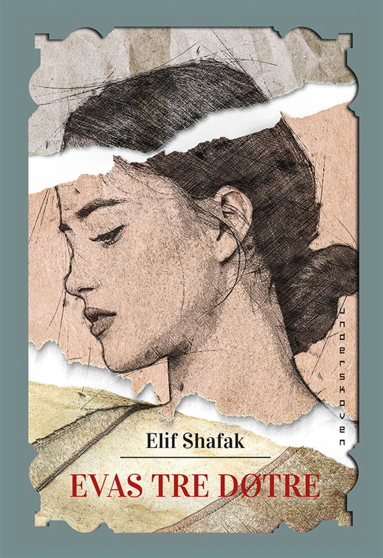 Cover for Elif Shafak · Evas tre døtre (Sewn Spine Book) [1. Painos] (2020)