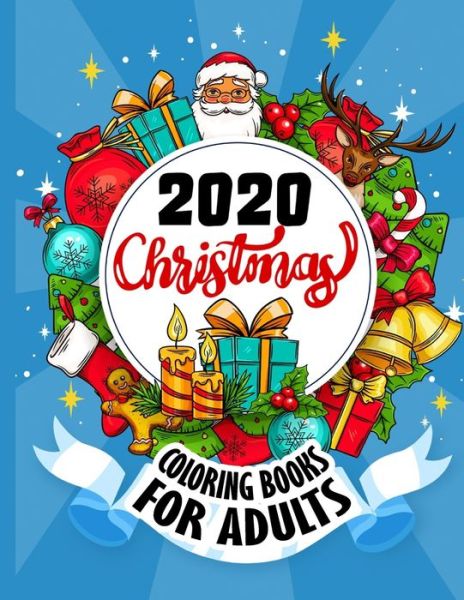 Cover for Pink Ribbin Publishing · 2020 Christmas Coloring Books for Adults (Paperback Book) (2020)