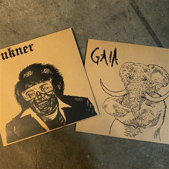 Cover for Gaia / Drukner · Split (LP)