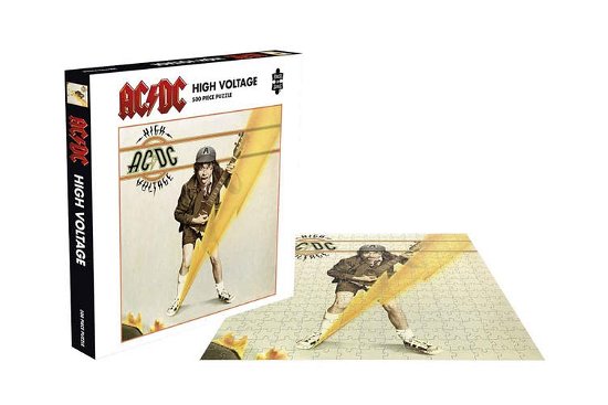 AC/DC High Voltage (500 Piece Jigsaw Puzzle) - AC/DC - Brettspill - ZEE COMPANY - 0803343257533 - 4. september 2020