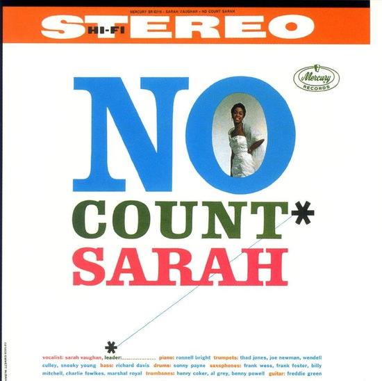 Cover for Sarah Vaughan · No Count Sarah (CD) [Japan Import edition] (2023)