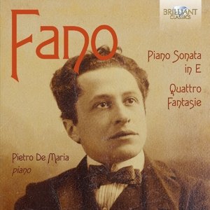 Cover for G.A. Fano · Piano Sonata in E Minor / Quattro Fantasie (CD) (2016)