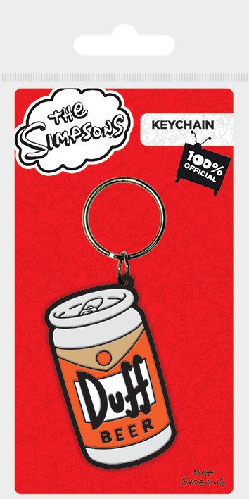 Cover for Keyrings · The Simpsons Duff (MERCH)