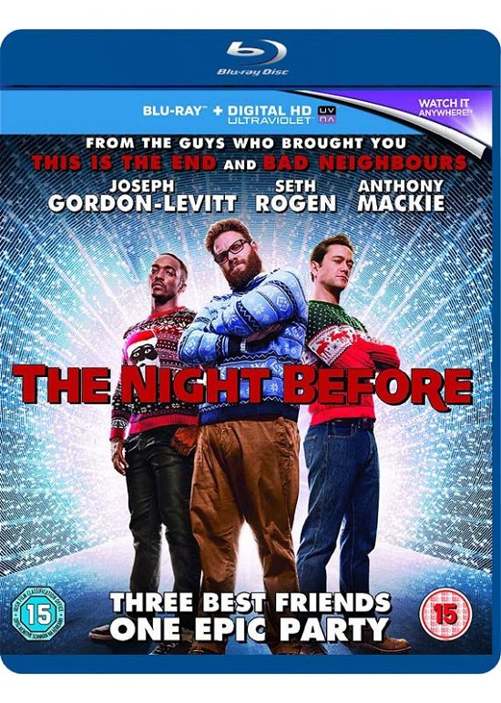 The Night Before - Movie - Film - Sony Pictures - 5050630501533 - 28. mars 2016